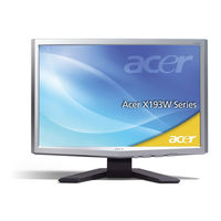 Acer X193W Service Manual