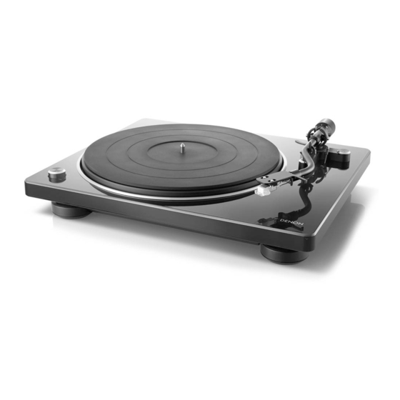 Denon DP-400 Owner's Manual