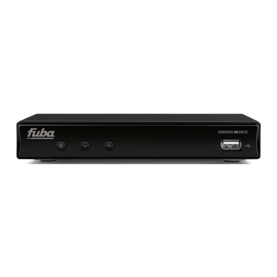 Fuba ODE8500 T2HEVC User Manual