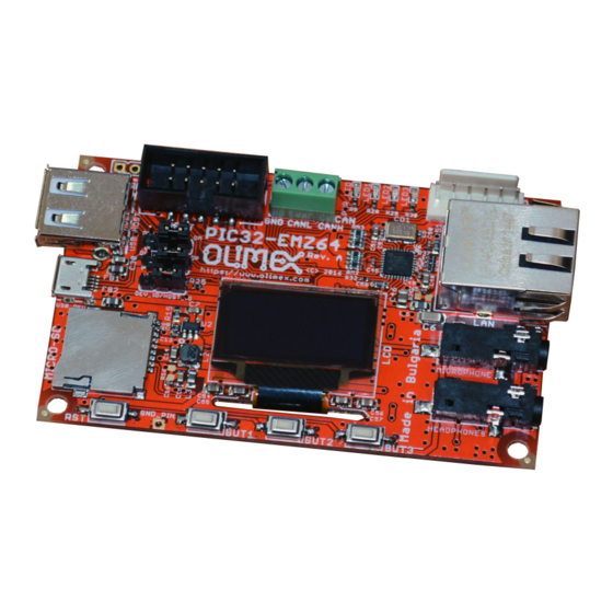 OLIMEX PIC32-EMZ64 User Manual