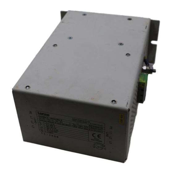 Lenze EZN3 0110H030 Series Mounting Instructions