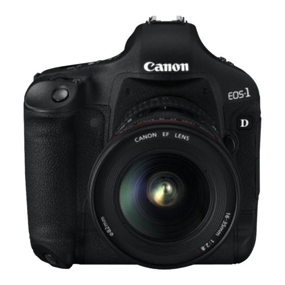 Canon SLR Camera Owner's Manual