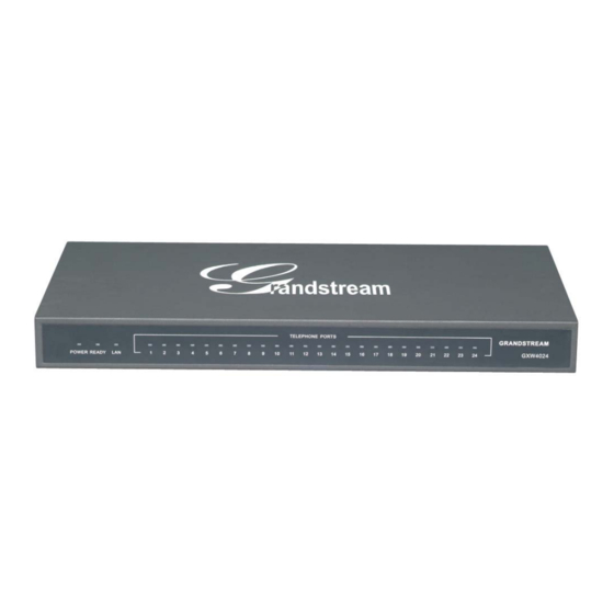 Grandstream Networks GXW-4024 User Manual