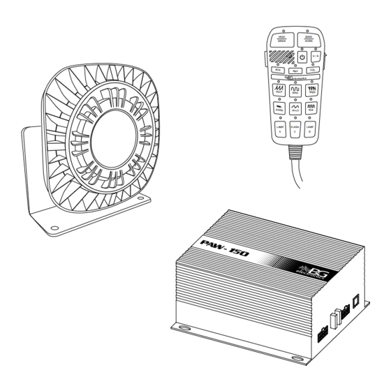 B&G electronics PAW-150 Installation And Operation Manual