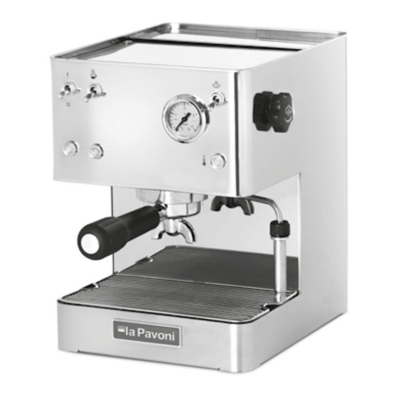 La Pavoni Casa Bar Steel LPMCBS01EU Instruction Manual