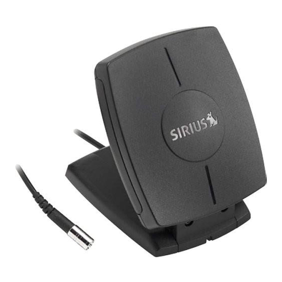Sirius XM RAdio Indoor/Outdoor Home Antenna Installation Manual