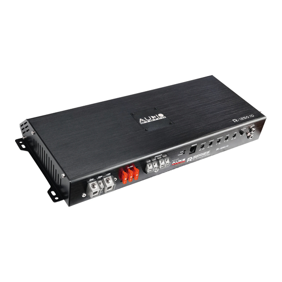 Audio System R 1250.1 D Owner's Manual