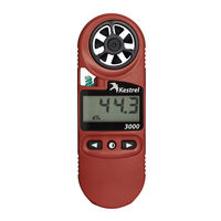 Kestrel 3000 Pocket Weather User Manual