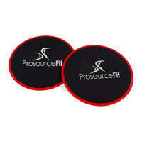 Prosourcefit CORE SLIDERS Instruction Manual & Exercise Manual