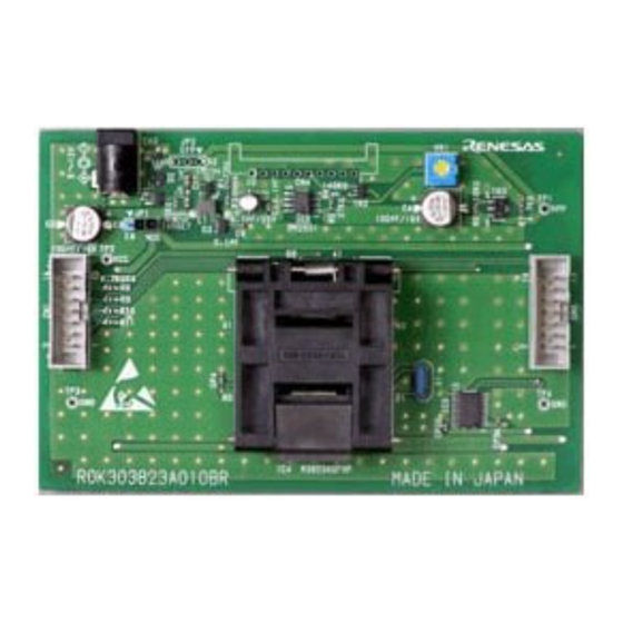 Renesas R0K303823A000BR Manual