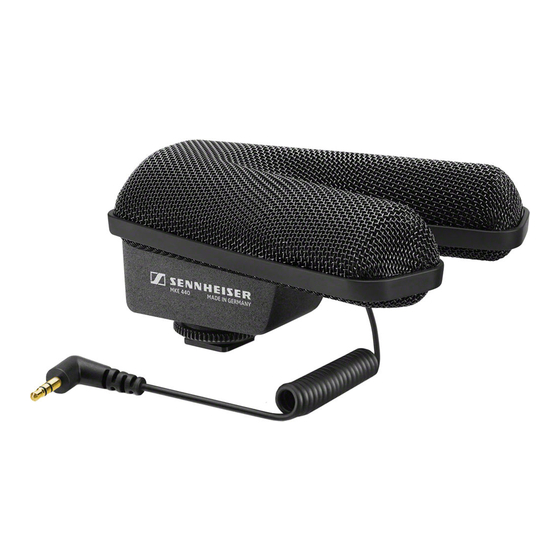 Sennheiser MKE 440 Quick Manual