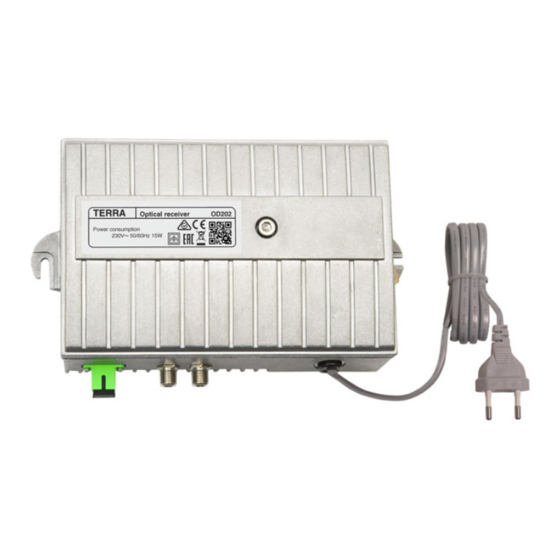 Terra OD202 Manual