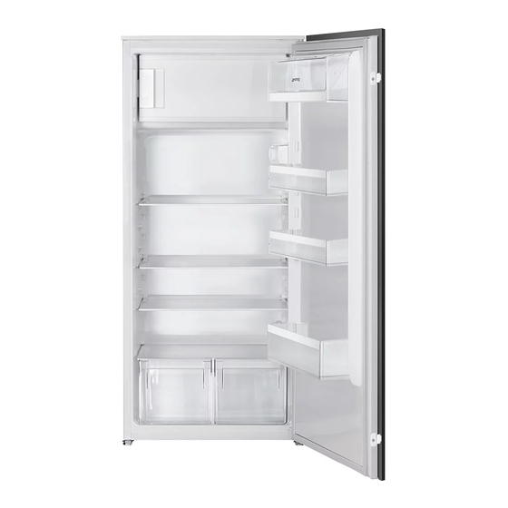 Smeg S3C120P1 Built-In Refrigerator Manuals
