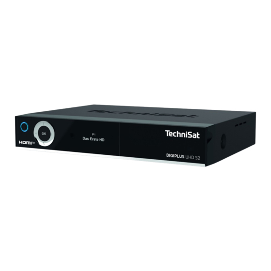 TechniSat DIGIPLUS UHD S2 Quick Start Manual