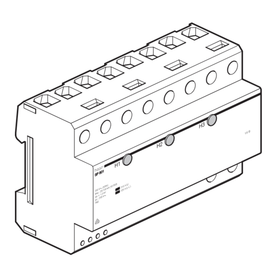 hager SP 801 User Instructions