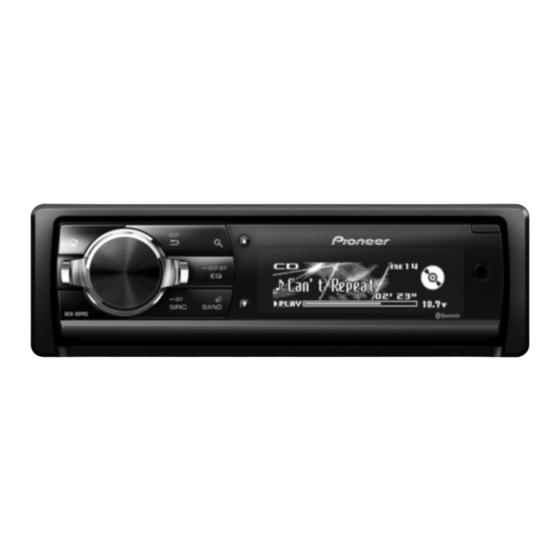 Pioneer DEH-80PRS Installation Manual