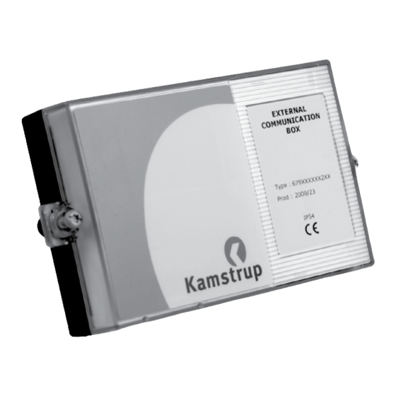 Kamstrup MULTICAL 66-CDE Installation Manual