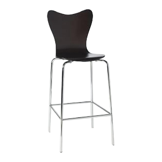 West Elm Scoop Back Barstool 8433252 Assembly Instructions