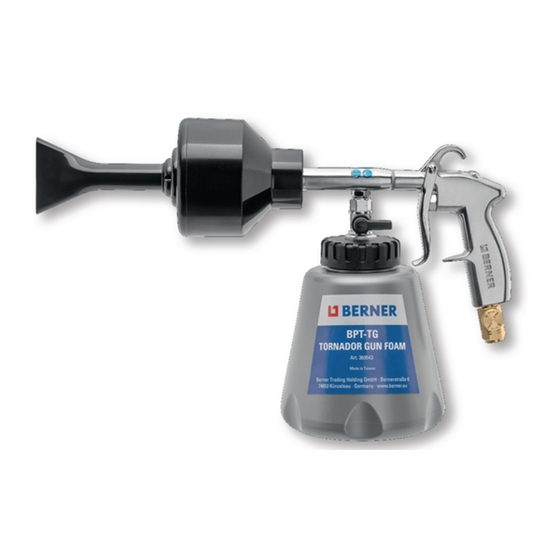 Berner Tornador BPT-TG B011 Instruction Manual