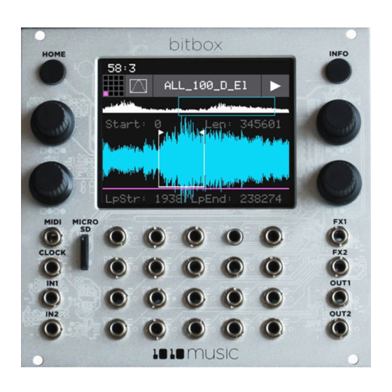 1010music Bitbox 2.2 User Manual