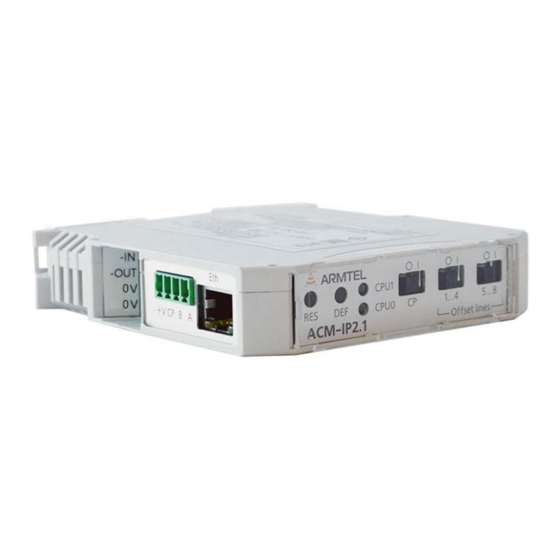 ARMTEL ACM-IP2.1 Manuals