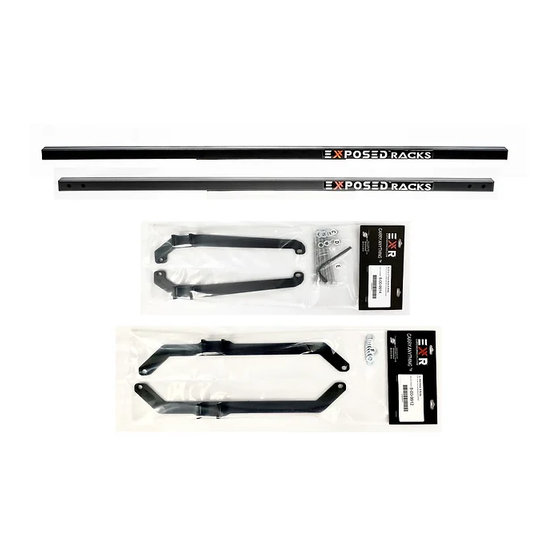 Exposed Racks 8-00-9654-BK Installation Manual