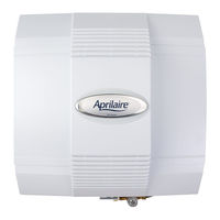Aprilaire 700 Maintenance Instructions