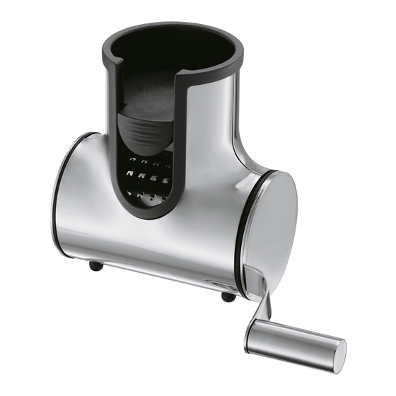 RÖSLE Cheese Mill Manual