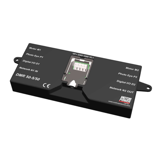Motor Power Company DMR 50-5 Installation Manual