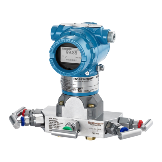 Emerson Rosemount 3051 Series Quick Start Manual