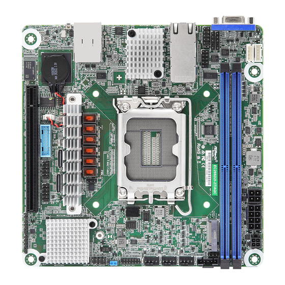 ASROCK Rack EC266D2I Quick Installation Manual