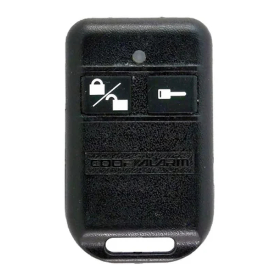 Code Alarm CATX510 Programming Manual