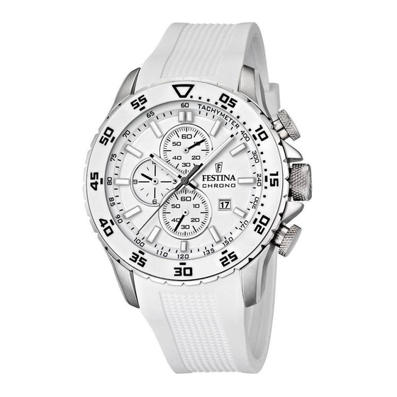 Festina F16642 Ceramic Chrono Watch Manuals