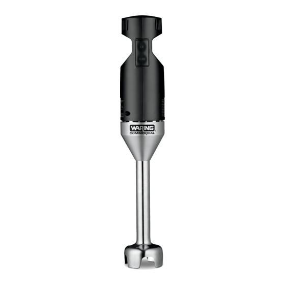 Waring WSB33XE/K User Manual