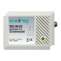 Axing Premium-line SZU 99-22 Operation Instructions