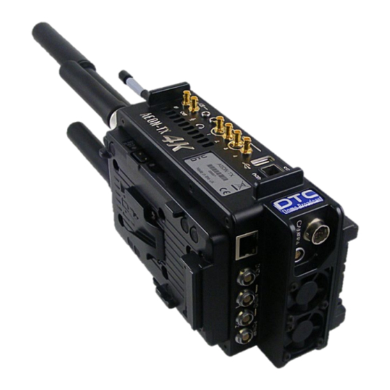 User Manuals: DTC AEON Camera Control Transmitter