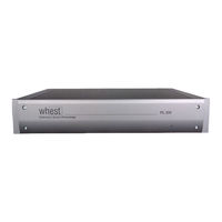 Whest PS.30RDT Operating Manual
