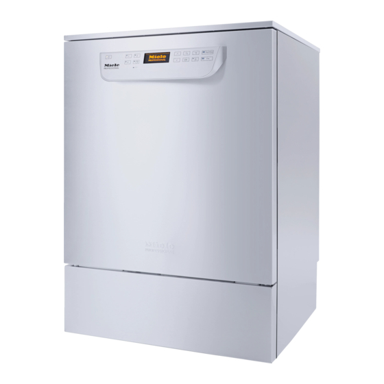Miele professional PG 8583 Manuals