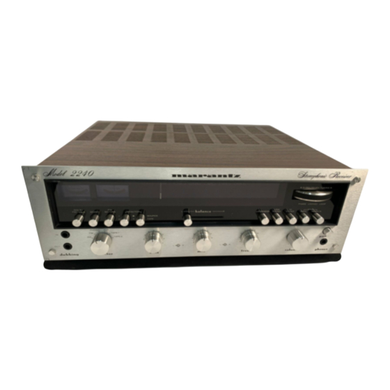Marantz 2240 Manual