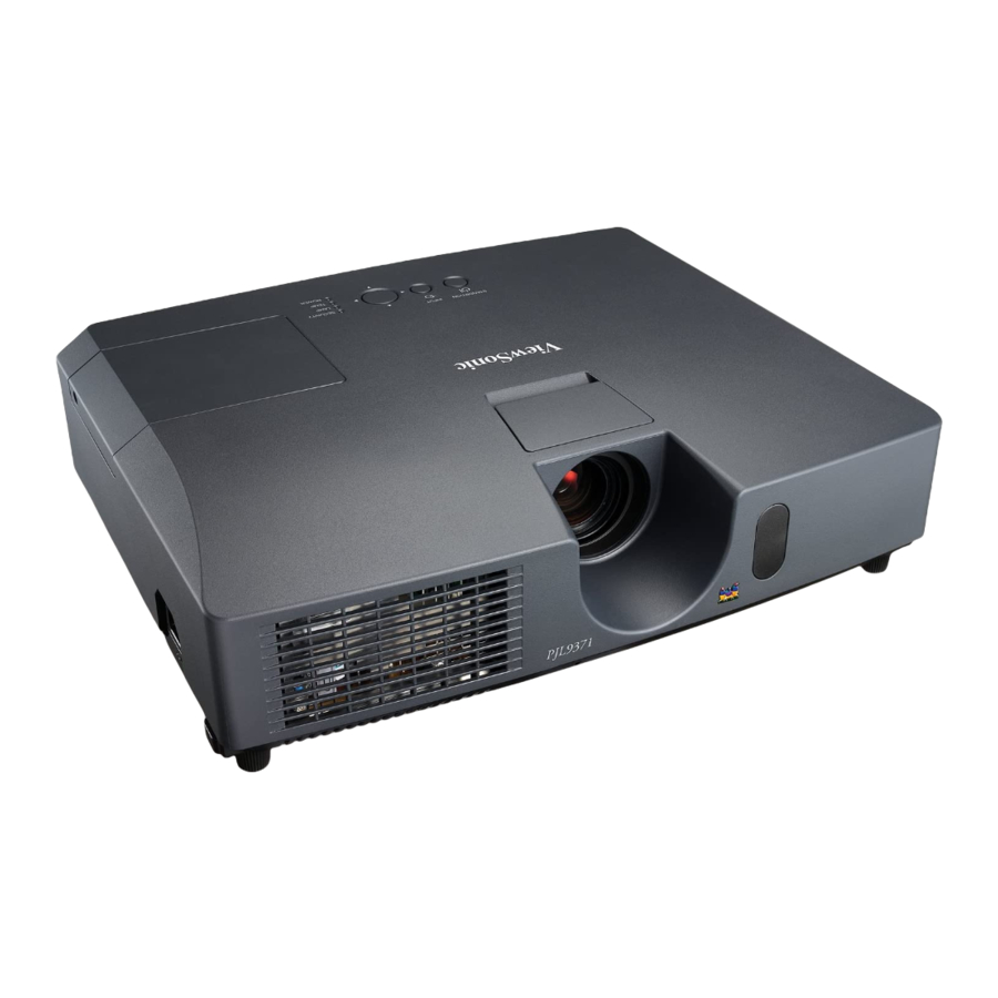 ViewSonic PJL9371 User Manual