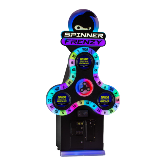 Adrenaline Amusements Spinner Frenzy SF-50-1001 Operation & Service Manual