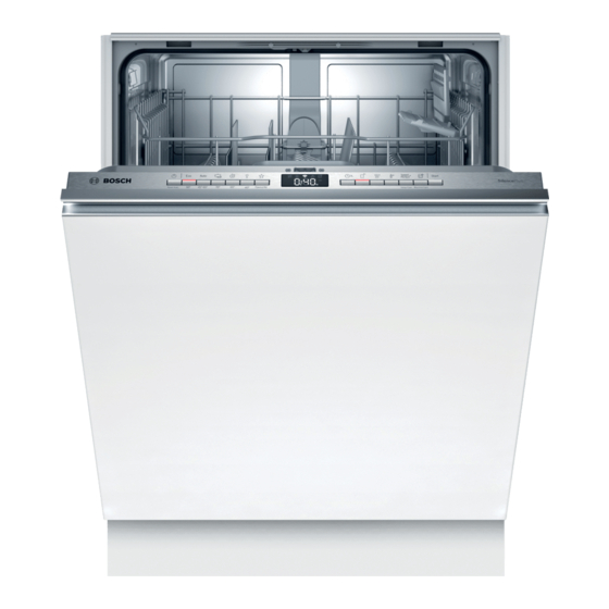 Bosch SMV4HKX02Z User Manual