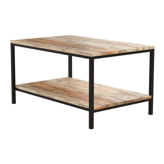 Birlea Urban Coffee Table Assembly Instructions