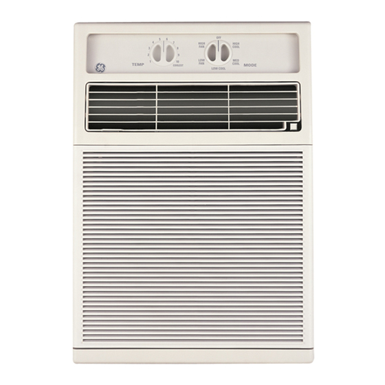 User Manuals: GE AGX08 Window Air Conditioner