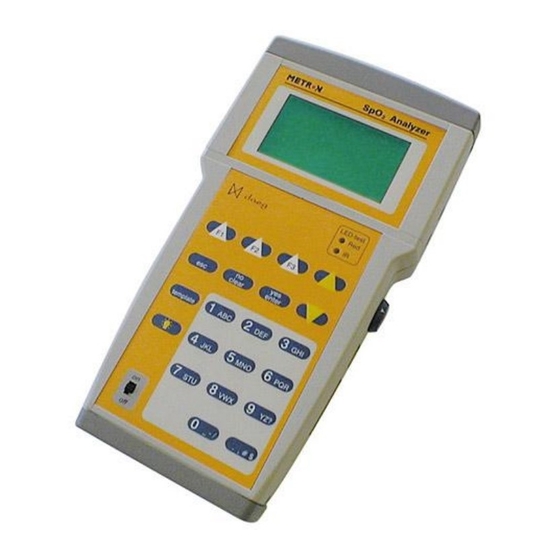 METRON daeg SPO2 User Manual