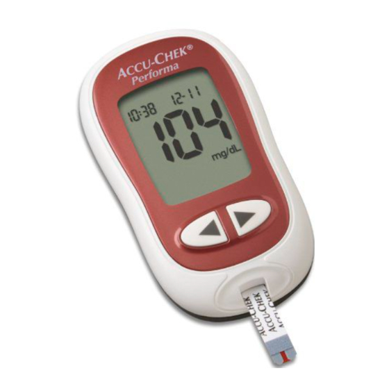 Roche ACCU-CHEK Performa User Manual
