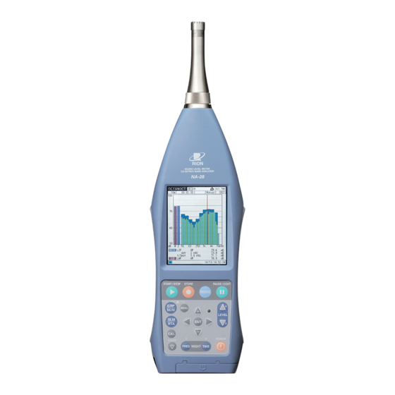 Rion NA-28 Manual