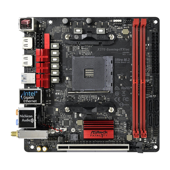 ASROCK Fatal1ty X370 Gaming-ITX/ac User Manual