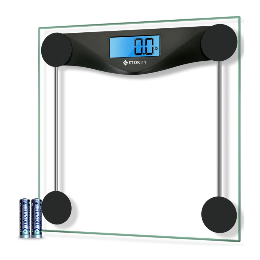 Etekcity EB4074C - Digital Body Weight Scale Manual