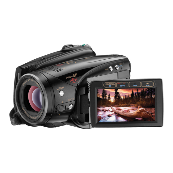 Canon VIXIA HV40 Instruction Manual